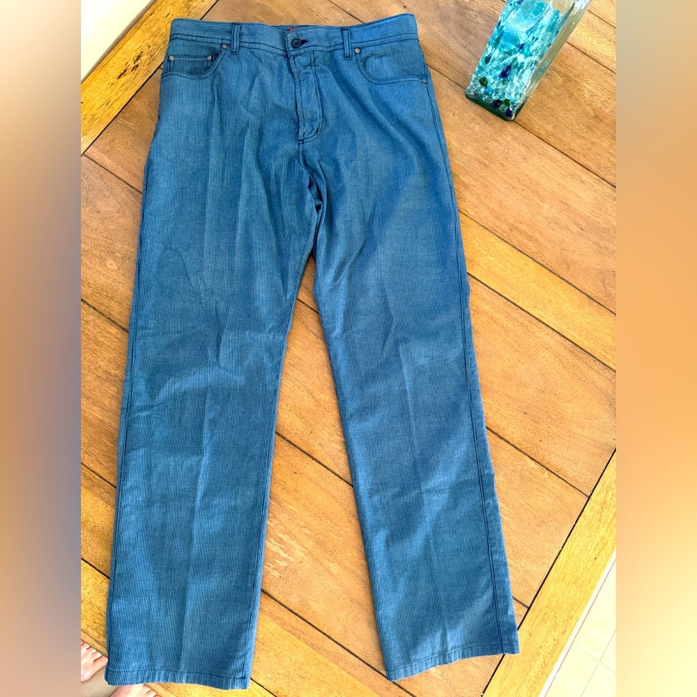Bugatchi men’s 38 x 32 pants. Blue.